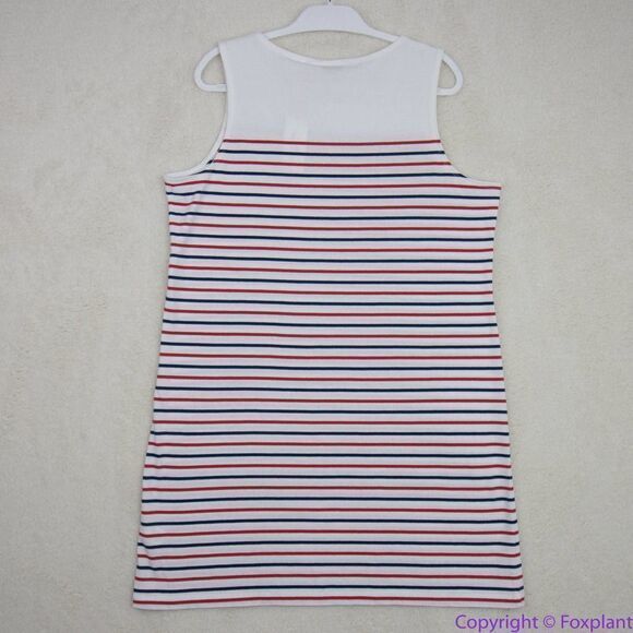 NEW Vineyard Vines 100% cotton Striped‎ NANTUCKET Shift DRESS, L - Picture 6 of 16